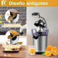 130 W Elétrico Citrus Juicer Laranja Limão Lima Toranja Juicer Corpo de Aço Inoxidável Filtro Prensa Extrator de Laranja